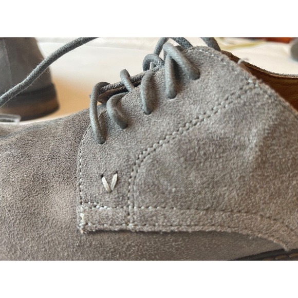 Vionic Gray Suede Lace Up Men's Shoe Size 8 - Picture 5 of 8